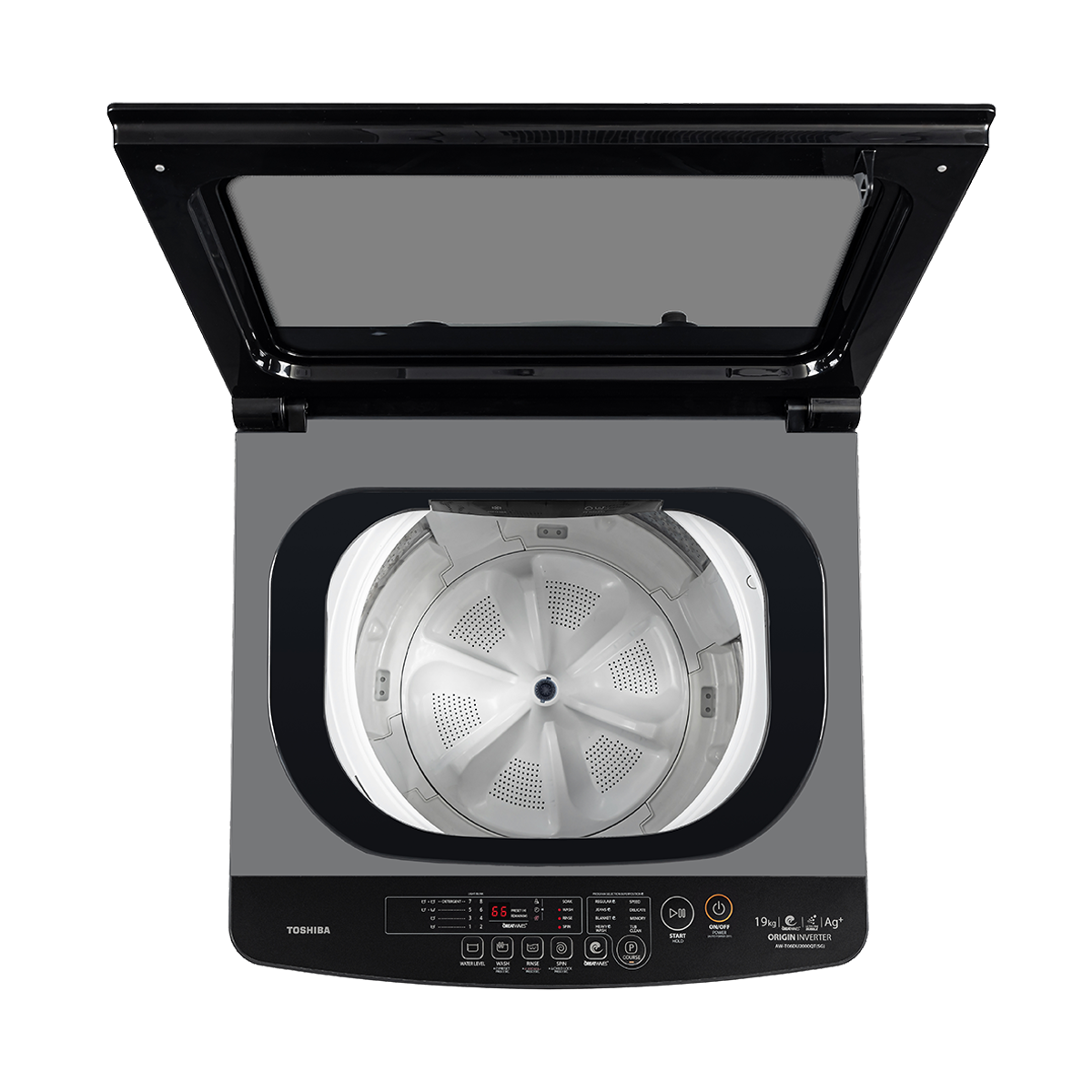 โตชิบา 19 กก. เครื่องซักผ้าฝาบน รุ่น AW-T06DU2000QT(SG) ภาพที่ 3
