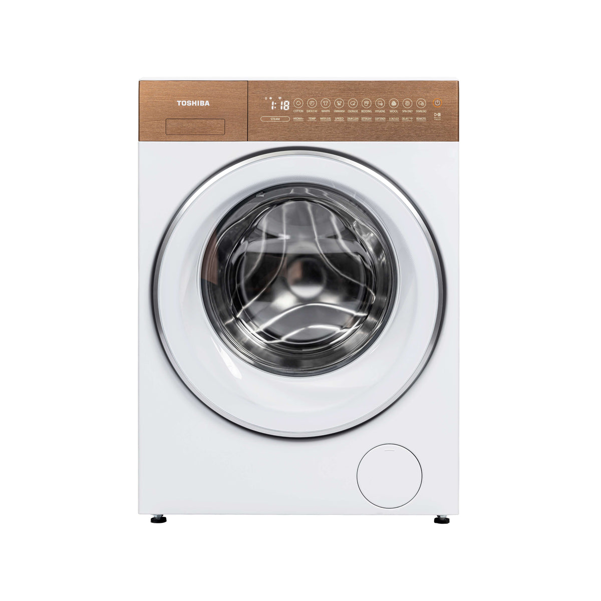โตชิบา 13 กก. เครื่องซักผ้าฝาหน้า รุ่น TW-T37BZP140MWT(WT)