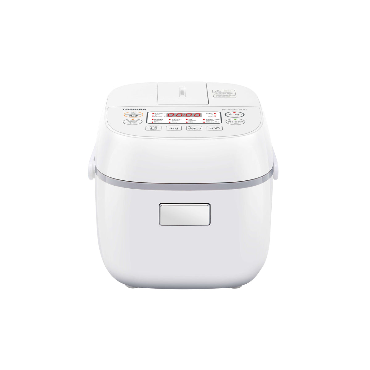 หม้อหุงข้าวดิจิตอล ความจุ 0.54 ลิตร รุ่น RC-5DRWTH(W)