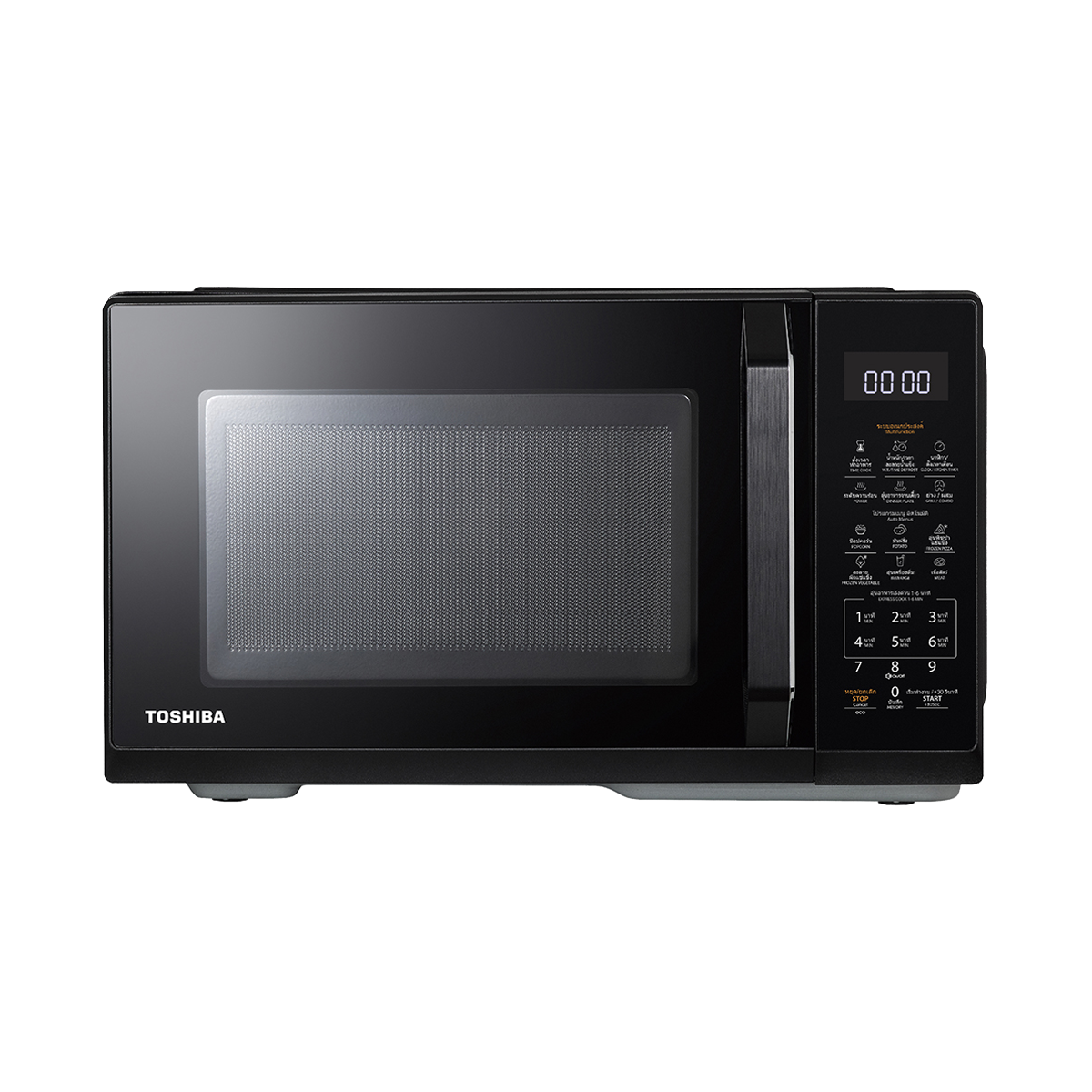 โตชิบา รุ่น MW3-EG25PE(BK) 25 ลิตร ไมโครเวฟพร้อมระบบย่าง ระบบดิจิตอล 800W/1,000W