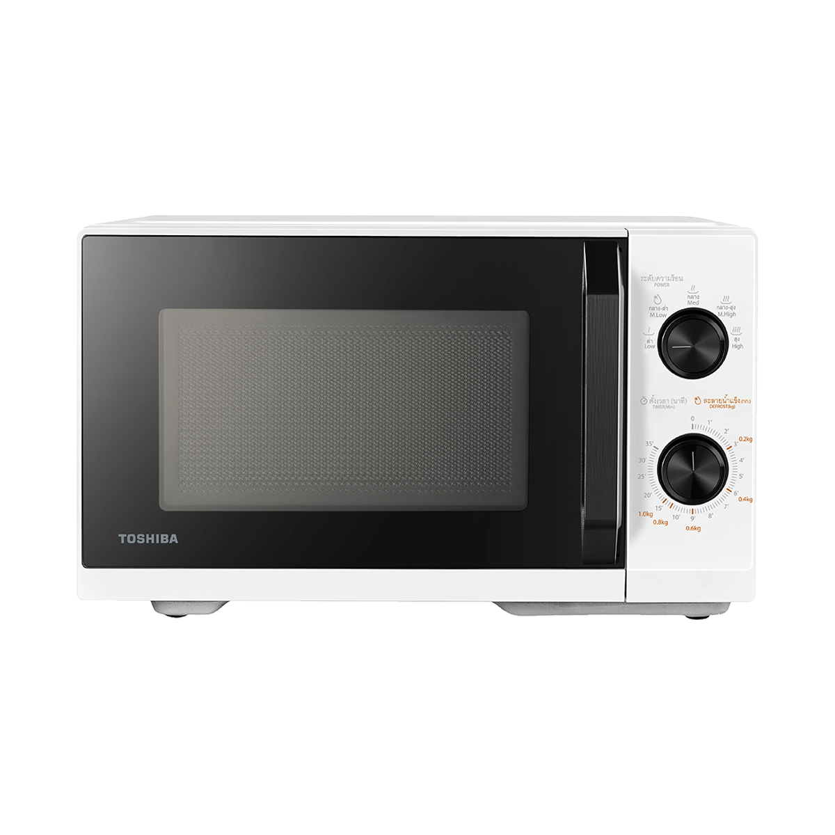 โตชิบา รุ่น MW3-MM25PE(WH) 25 ลิตร ไมโครเวฟ ระบบปุ่มหมุน 800W