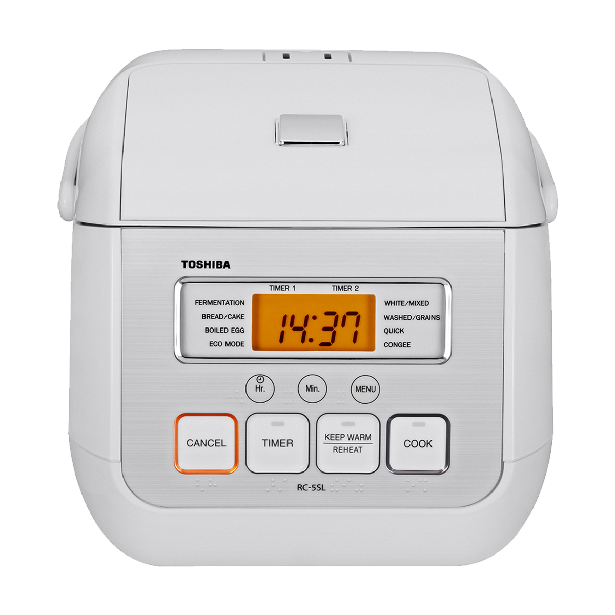 หม้อหุงข้าวดิจิตอล ความจุ 0.54 ลิตร รุ่น RC-5SL(W)A