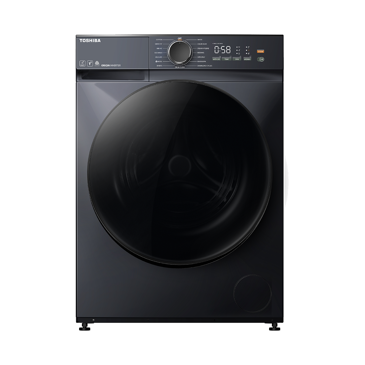 โตชิบา 10.5 กก. เครื่องซักผ้าฝาหน้า รุ่น TW-T21BU115UWT(MG)