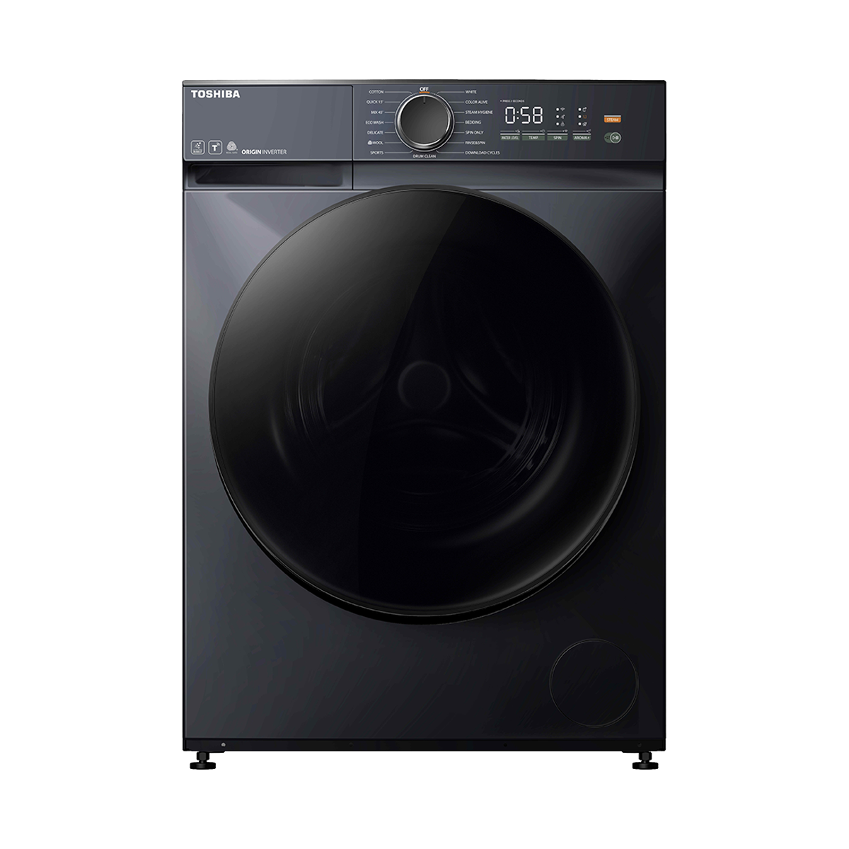 โตชิบา 13 กก. เครื่องซักผ้าฝาหน้า รุ่น TW-T21BU140UWT(MG)