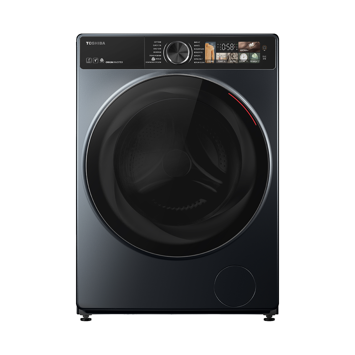 โตชิบา 10.5 กก. เครื่องซักผ้าฝาหน้า รุ่น TW-T25BU115MWT(MG)