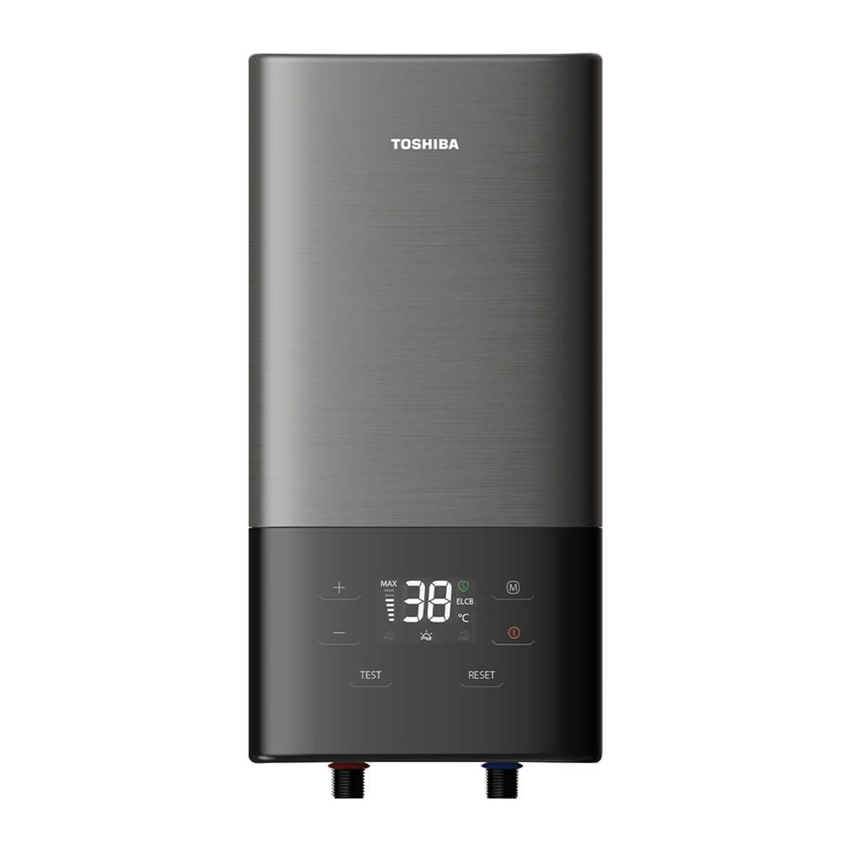 เครื่องทำน้ำอุ่น TOSHIBA TWH-38EXNTH(T) 3800W สีเทา
